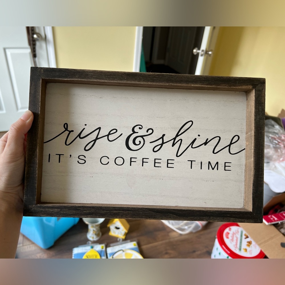 Coffee bar sign